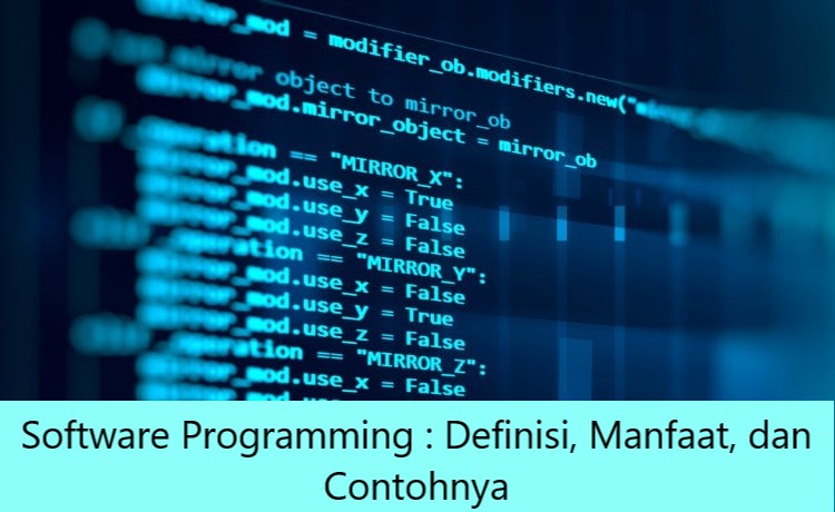 Software Programming : Definisi, Manfaat, dan Contohnya
